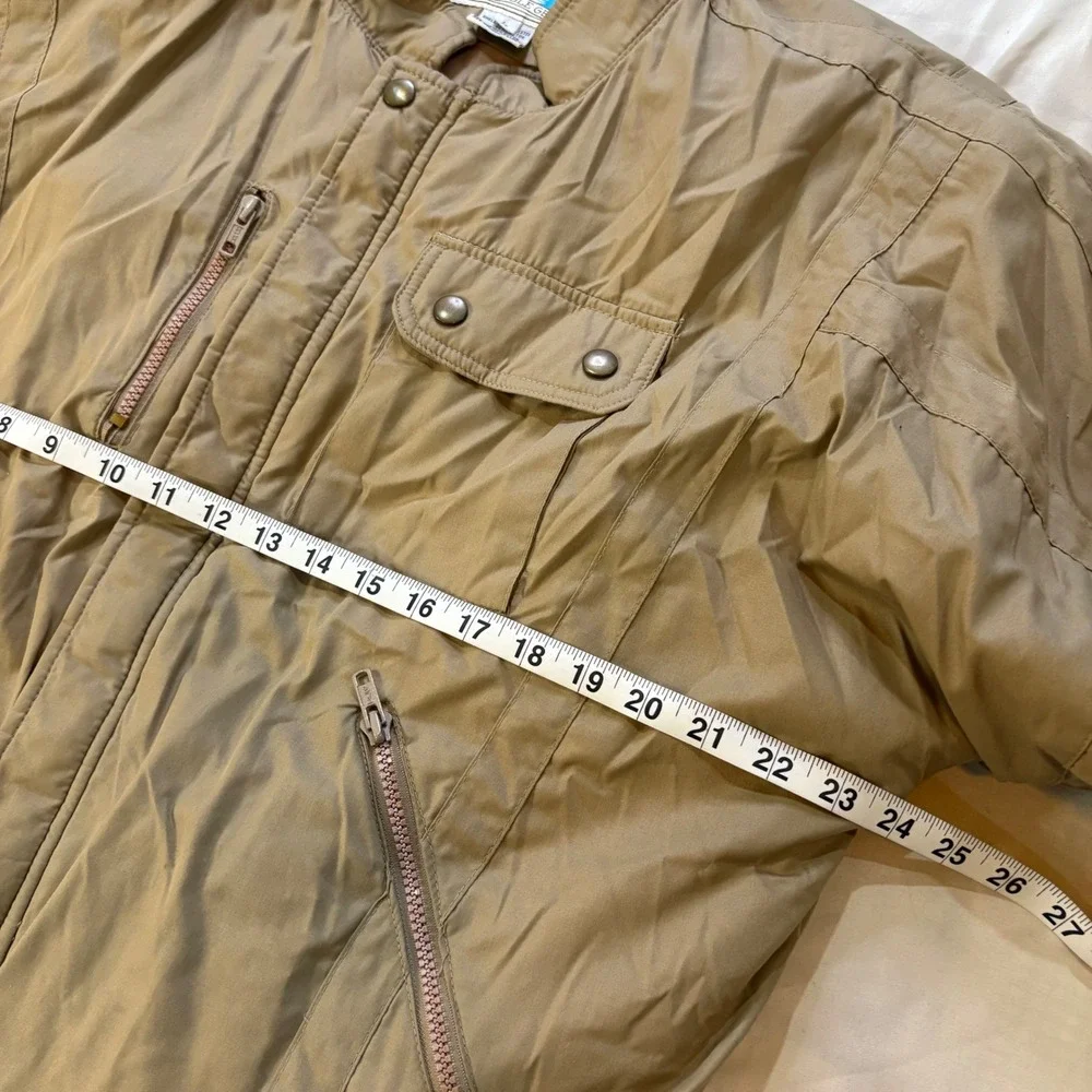 Vintage‎ William Barry Struggle Gear Bomber Jacket Full Zip Padded Large